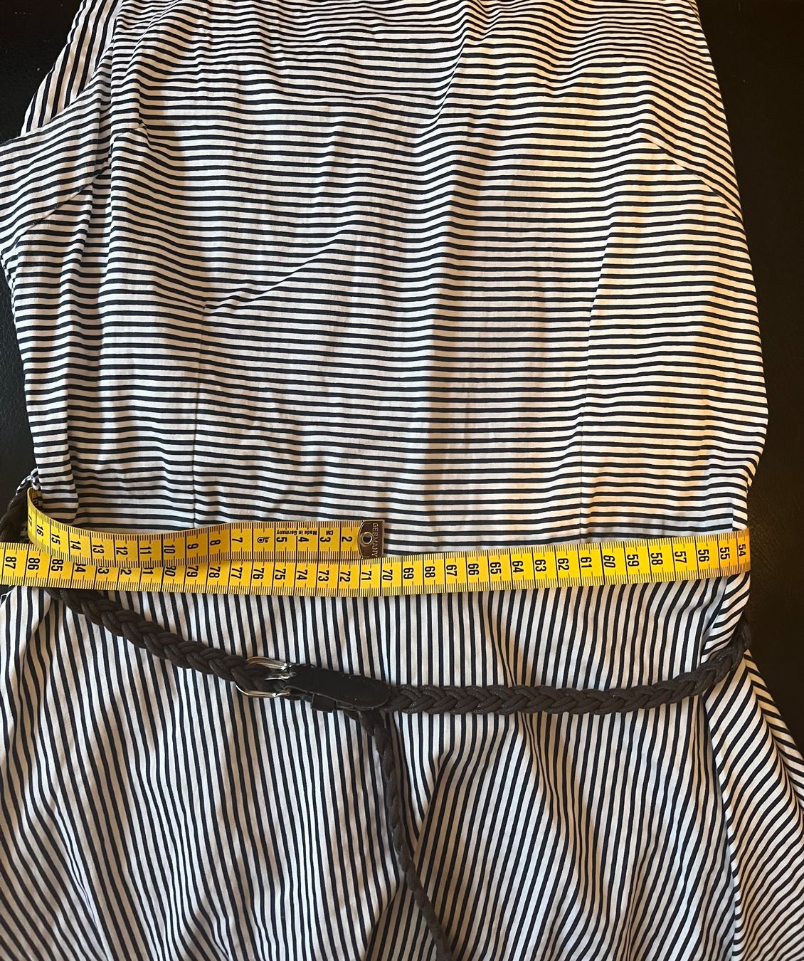 Vestiti: Gestreiftes Sommerkleid mit Gürtel – Usato da Basel venduto da rah_r 2