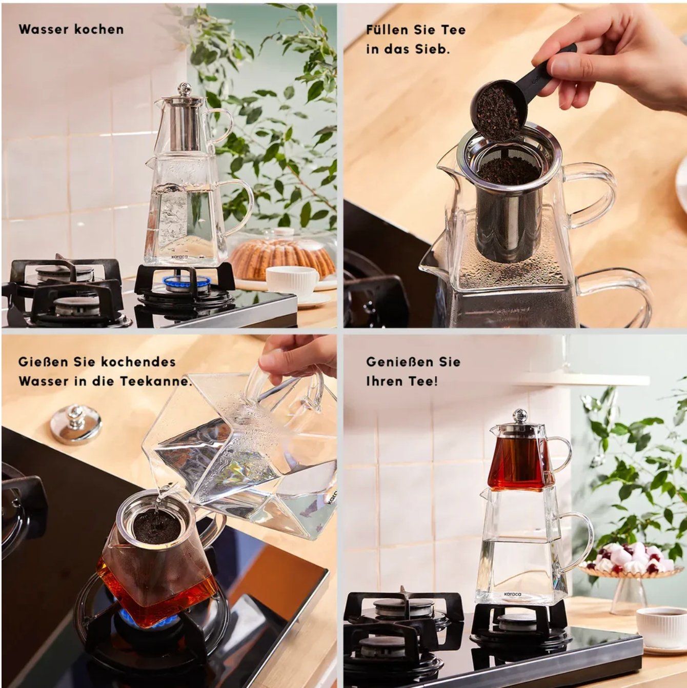 Teiere: Giza Teekanne aus Glas – Nuovo e nell'imballaggio originale da Reinach AG venduto da evimshop 6