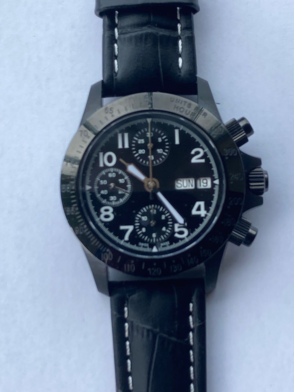Orologi: chrono 38 mm Valjoux 7750 – Nuovo e nell'imballaggio originale da Grenchen venduto da extrafein