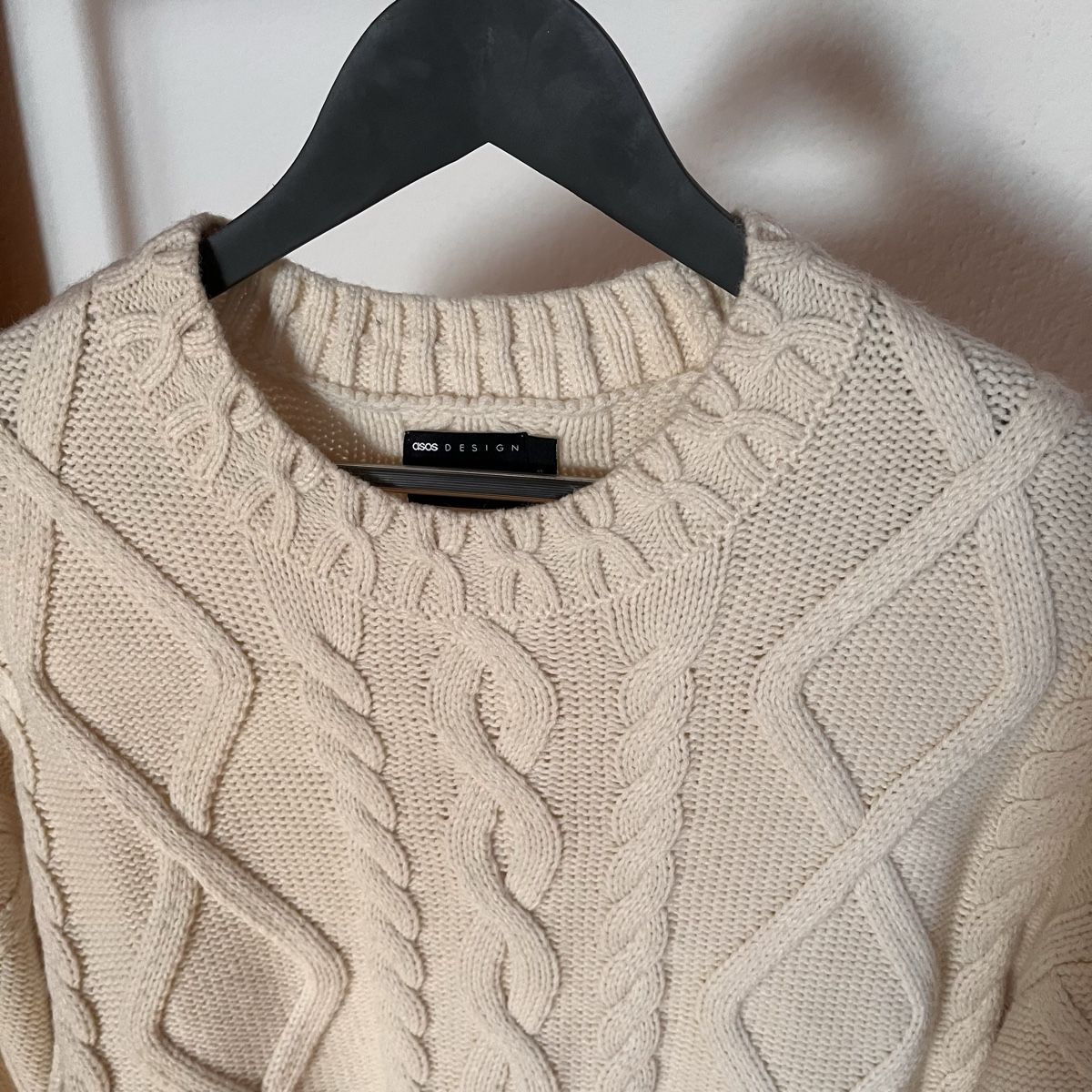 Asos Pullover & Sweatshirts: ASOS cream cable Knitjumper – Gebraucht aus Diepflingen von ldvintagestreetwear 1