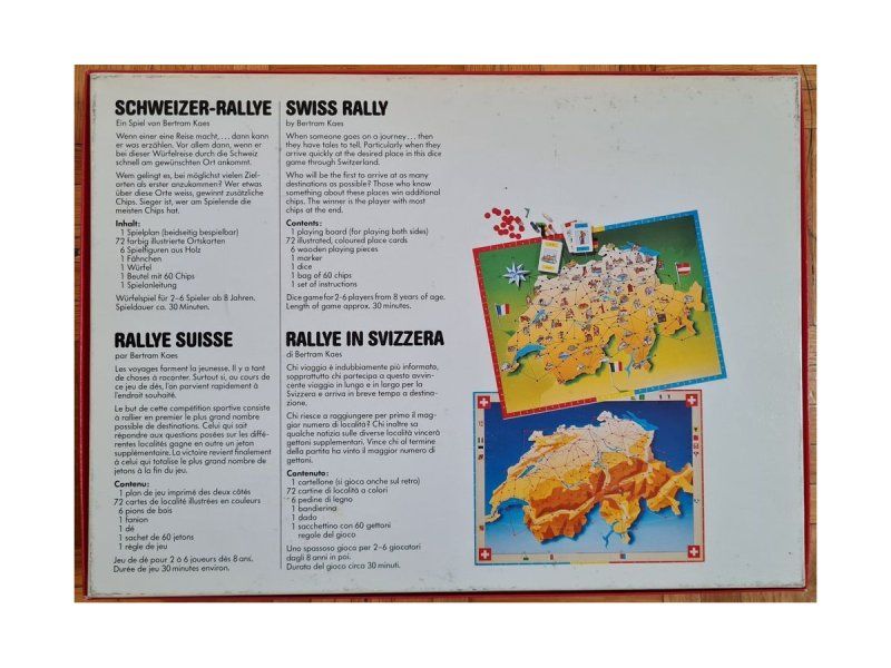 Giochi: Brettspiel "Schweizer Rallye Suisse" – Usato da Zürich venduto da Desmond01 1