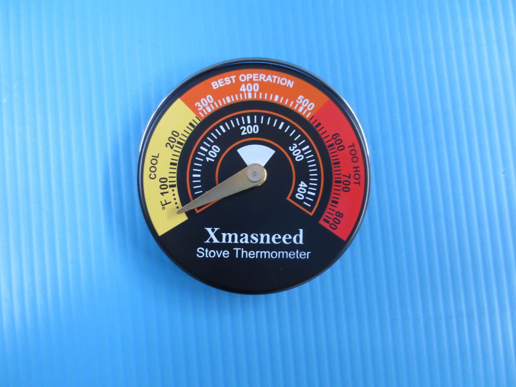 Camini: Ofenventilator 6 Blatt Kamin Lüfter inkl. Thermometer – Nuovo e nell'imballaggio originale da Sulz LU venduto da Elektrofachverkauf 2