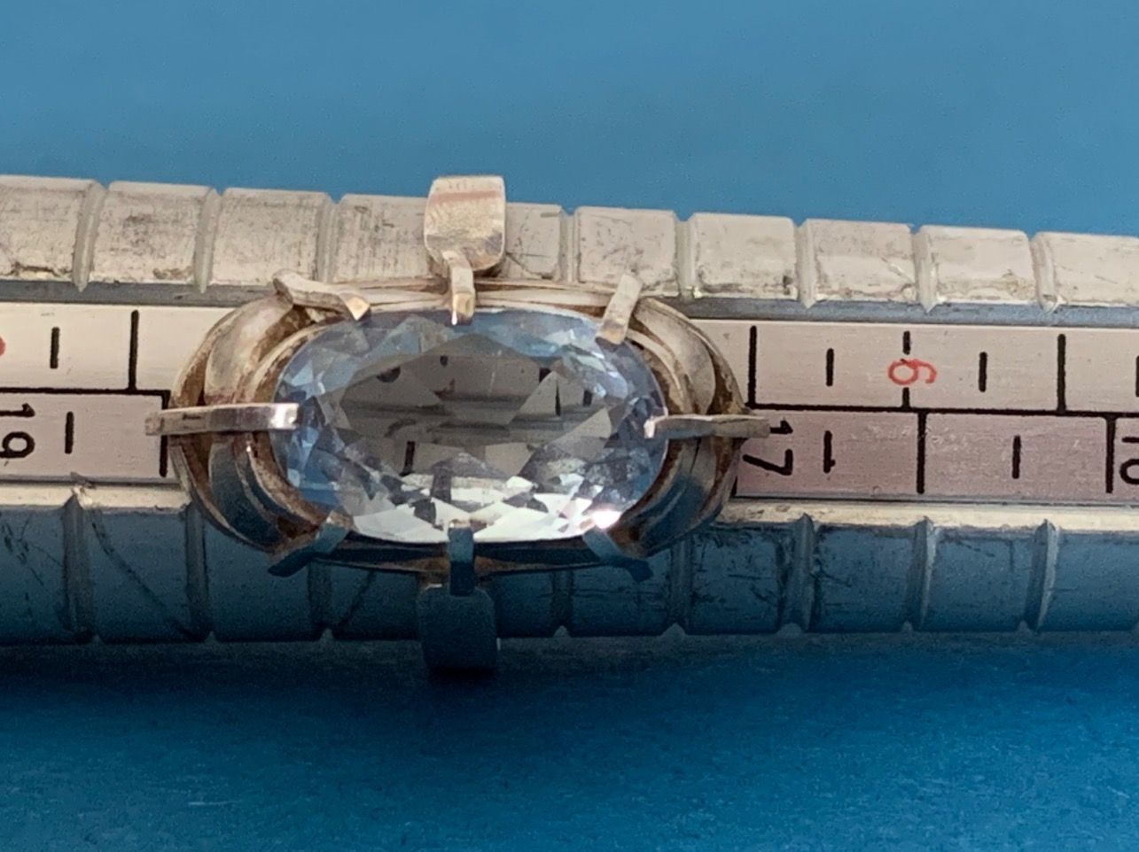 Bagues: Silberring Aquamarin QUEEN (56) – D'occasion à Dittingen par Bijoubelle 2