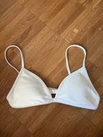 Bikini Top Weiss Grösse S Rippenmuster neuwertig