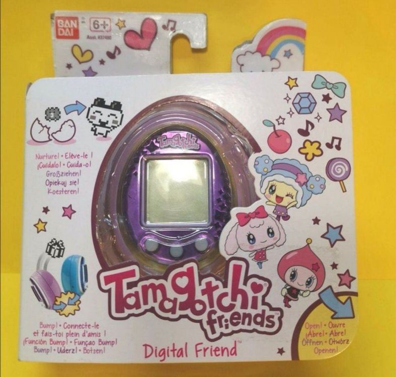 Tamagotchi Friends Bandai Vintage Blanc - 2014 B13 - Rose/Violet - Jeu Portatif