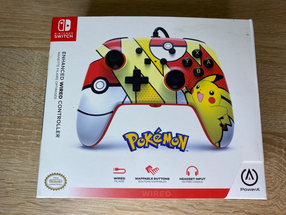 NEU Nintendo Switch Enhanced Wired Controller Pokémon (Neu und ...