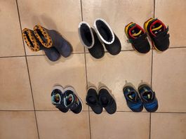 Schuhpaket Grösse 22 mit Markenschuhen wie Adidas+Elefanten
