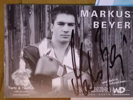Markus Beyer  - Boxen †2018 -  original Autogramm