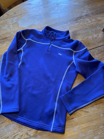 KJUS Fleecepullover Pulli Grösse 152 Wintersport blau