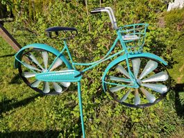Metall Fahrrad Windrad 145cm