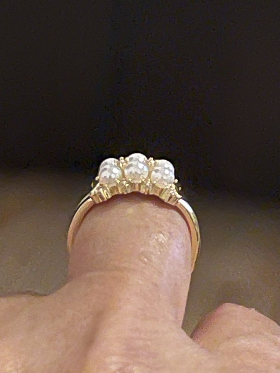 Anelli: Bague vintage avec perles 60 neuve chic – Nuovo (secondo la descrizione) da Kloten venduto da Vermicelles 4