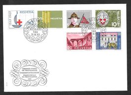FDC Serie 395 - 400 Werbemarken ET Bern 21.3.1963