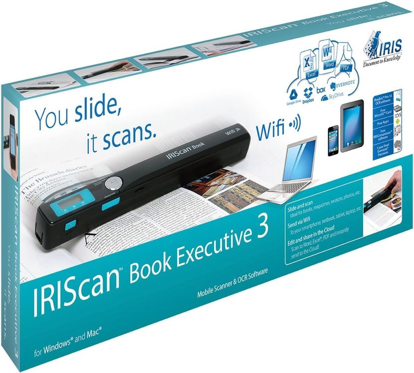 IRISCAN Book Executive 3 - Mobile Scanner (Neu (gemäss Beschreibung ...