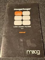 Manuel Moog Moogerfooger MF-101 Low Pass Filter