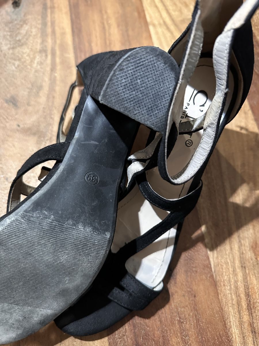 Herrenschuhe: Eleganti Sandalette Schwarz Gr. 39 – Gebraucht aus Oberurnen von jasmin2fel 2