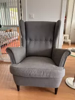 Ohrensessel IKEA Strandmon grau guter Zustand