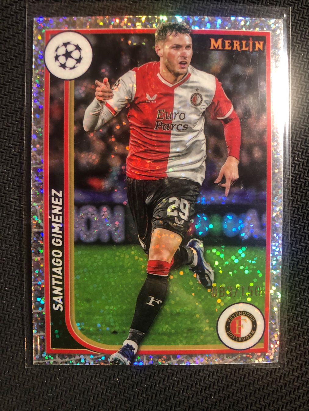 Topps Carte collezionabili: Topps Chrome Merlin Santiago Gimenez /150 – Usato da Wangenried venduto da Garagara