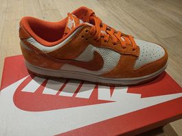 Nike Dunk Low Safety Orange, Grösse 45, Neu mit Box!