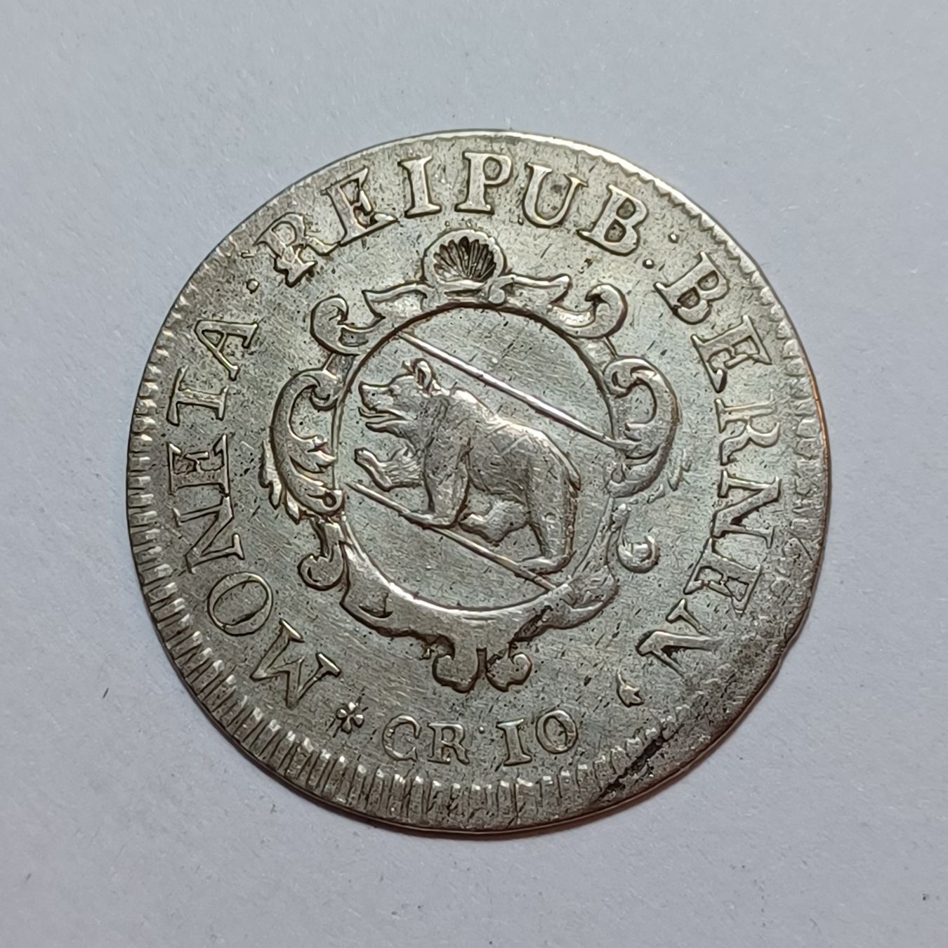 Tutti le monete: 10 Kreuzer 1716 Bern ss – Usato da Pfäffikon ZH venduto da Welt_Muenzen 1