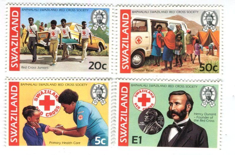 Tutti i francobolli: Briefmarken "Rotes Kreuz". Swasiland – Nuovo e nell'imballaggio originale da Basel venduto da Butsch5
