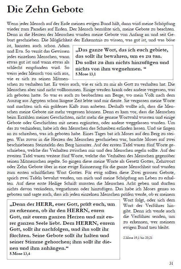 Libri: Manuskriptversion: Das Wort Gottes für Kinder und Erwachsene – Nuovo e nell'imballaggio originale da Hitzkirch venduto da enya2007 4