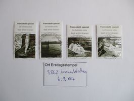 Voll Ort Ersttagsstempel 3862 Innertkirchen