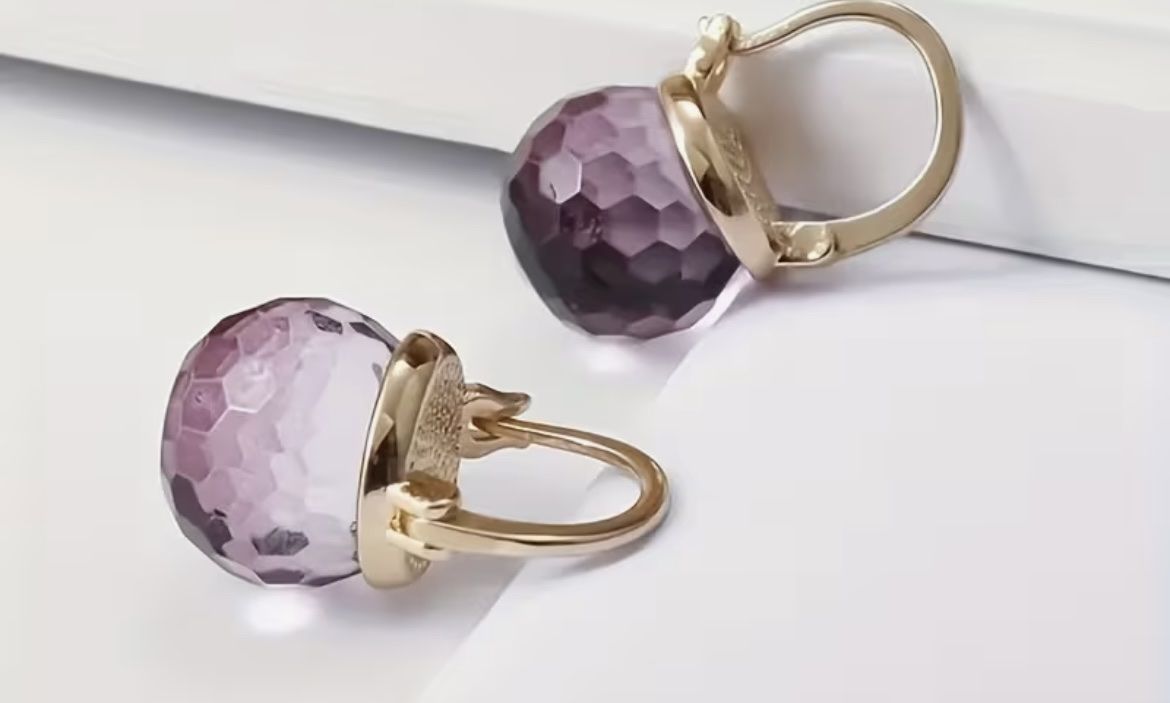 Orecchini pendenti & Orecchini a lobo: Sehr schöne, leichte Ohrringe violet** – Nuovo e nell'imballaggio originale da Saanen venduto da SoniaMichaela 1