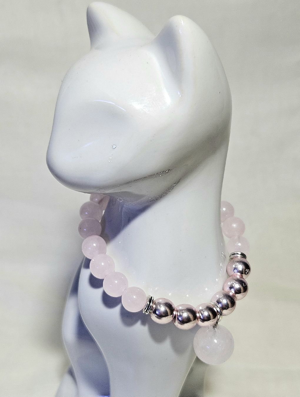 Bracciali & Braccialetti: Rosenquarz-Kugel Armk. - Spendenaktion – Nuovo (secondo la descrizione) da Unterkulm venduto da Nachtigall 3
