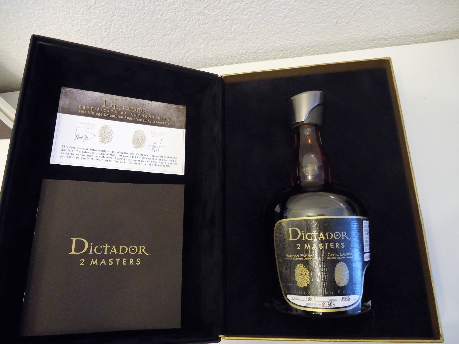 Spirituosen: RUM DICTADOR 2 MASTERS 1976 – Neu und originalverpackt aus Elsau von Rumsammler 6