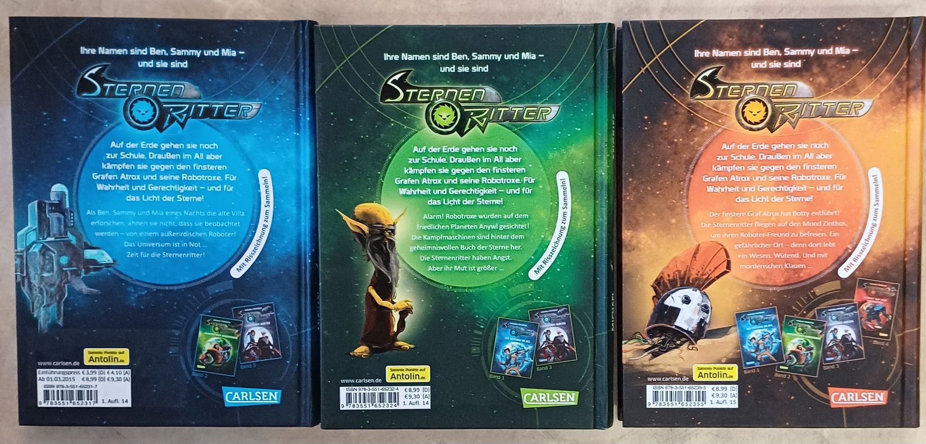 Libri: 5 Bpcher Sternenritter von Michael Peinkofer – Usato da Merenschwand venduto da Brockinell 4