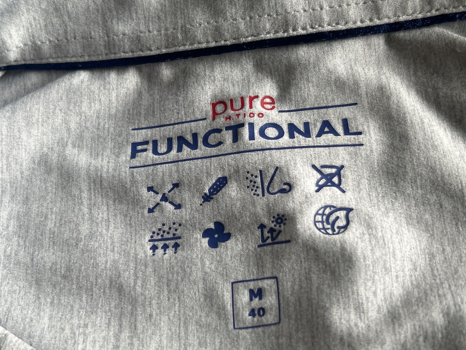 Camicie: Kurzarmhemd grau mit Muster Pure by Hatico Functional Gr. 40 – Usato da Brunnen venduto da Nala2929 5