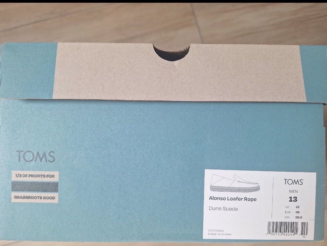 Toms Scarpe da uomo: TOMS Alonso Loafer Rope 46 – Nuovo (secondo la descrizione) da Basel venduto da 02m_jml2 2