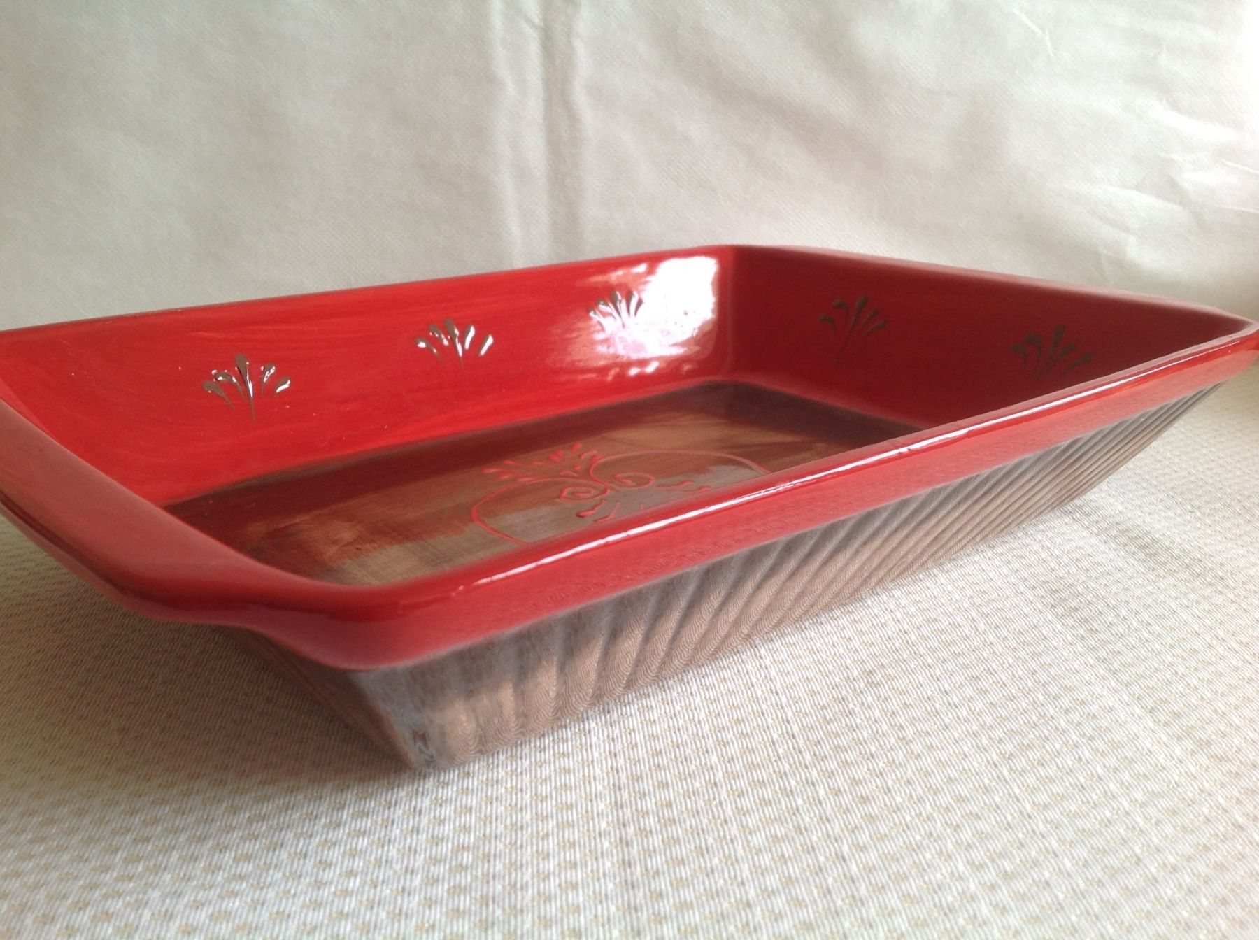 Plateaux: Coeur de Neige - plat à gratin – D'occasion à Sion par accroshoes 2