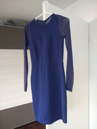 Dunkelblaues Kleid „Reis“ – Größe 36 – ungetragen