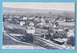 St-Blaise - La Gare - Bahnhof - Feldpost - 1909