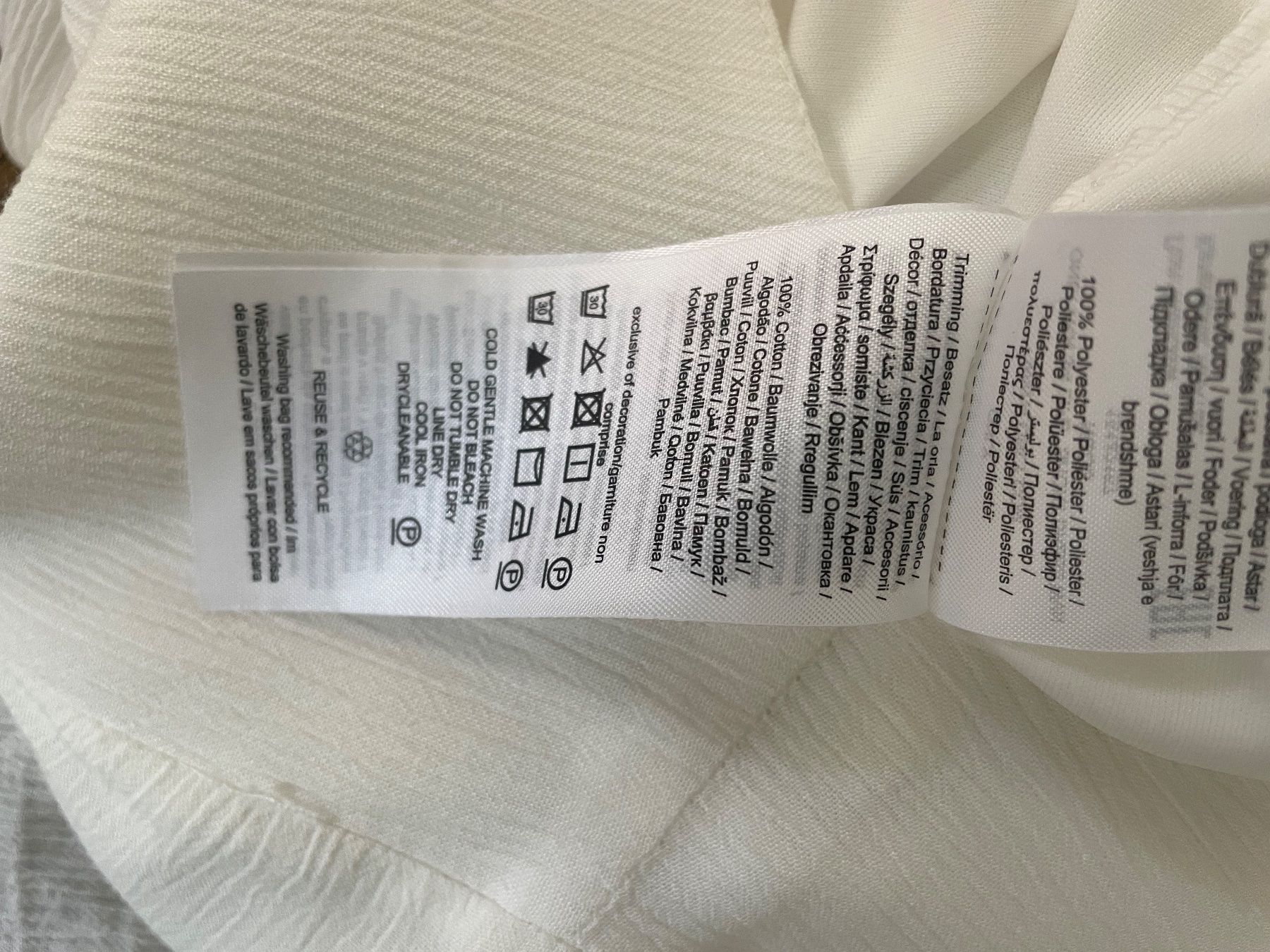 Kleider: weisses Kleid, Baumwolle, neuwertig – Gebraucht aus Rapperswil SG von FabiSa 3