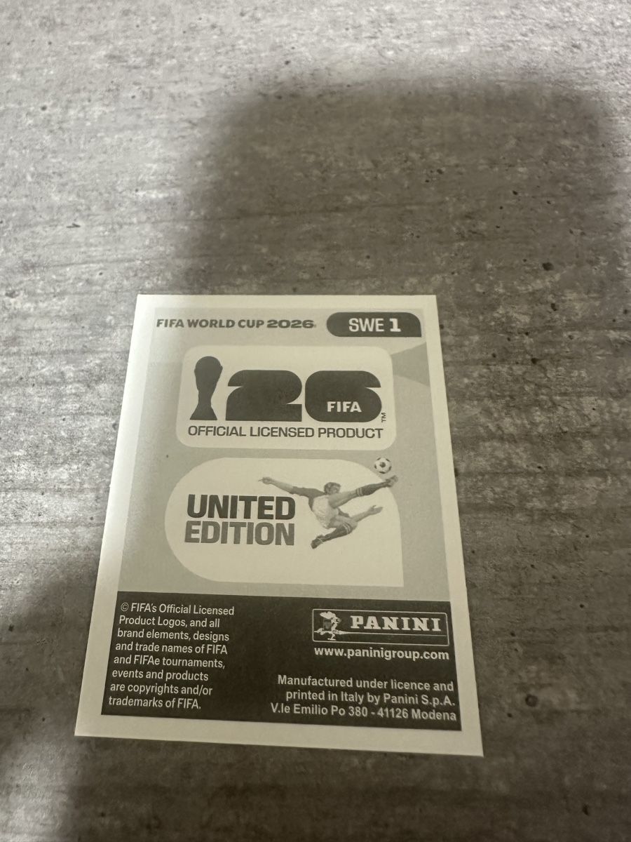 Panini Carte collezionabili: SWE 1 , FIFA WORLD CUP 2026 PANINI  – Nuovo (secondo la descrizione) da Frauenfeld venduto da 1PegPeg1 1