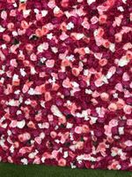Blumenwand Rosenwand Hochzeit Deko Fotowand rosa pink