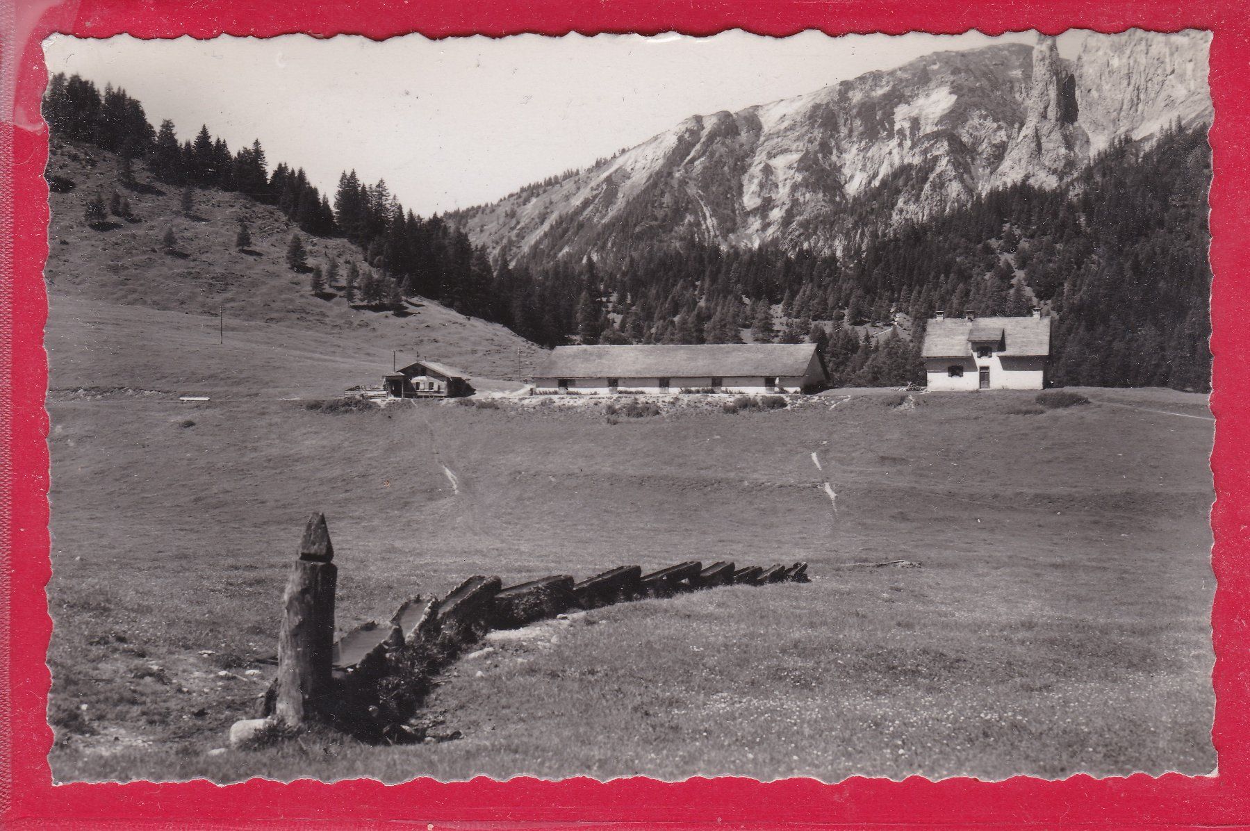 Cartoline postali: KUNKELSPASS MIT SESSAGIT, 3.9.1951 – Usato da Oberrieden venduto da Gebirgsstelze