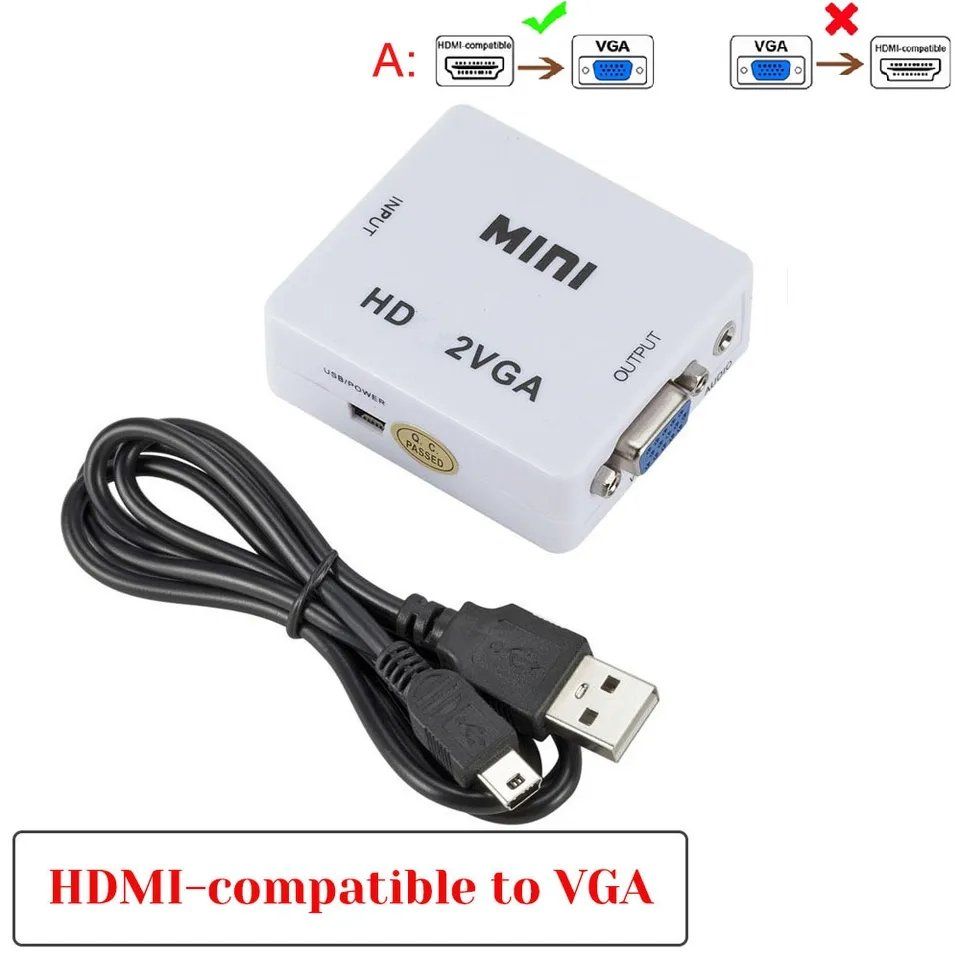 Adattatori: HDMI to VGA Adapter HDMI2VGA – Nuovo (secondo la descrizione) da Montreux venduto da CABLEKABEL 3