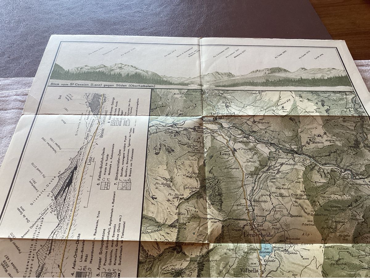 Ansichtskarten: Lenzerheide poststrasse – Gebraucht aus Luc (Ayent) von Rebouille 6