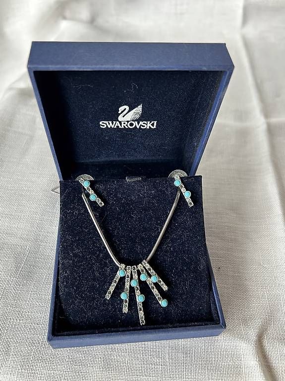 Catenine: Collana e orecchini Swarovski – Usato da magliaso venduto da rossella17