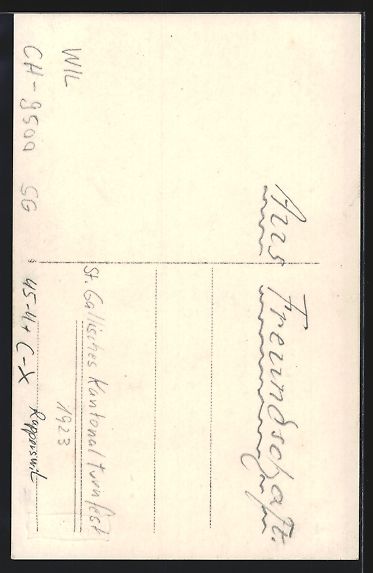 Cartoline postali: Foto-AK Rapperswil, St. Gallisches Kanto – Usato da Berlin venduto da bartko-reher 1
