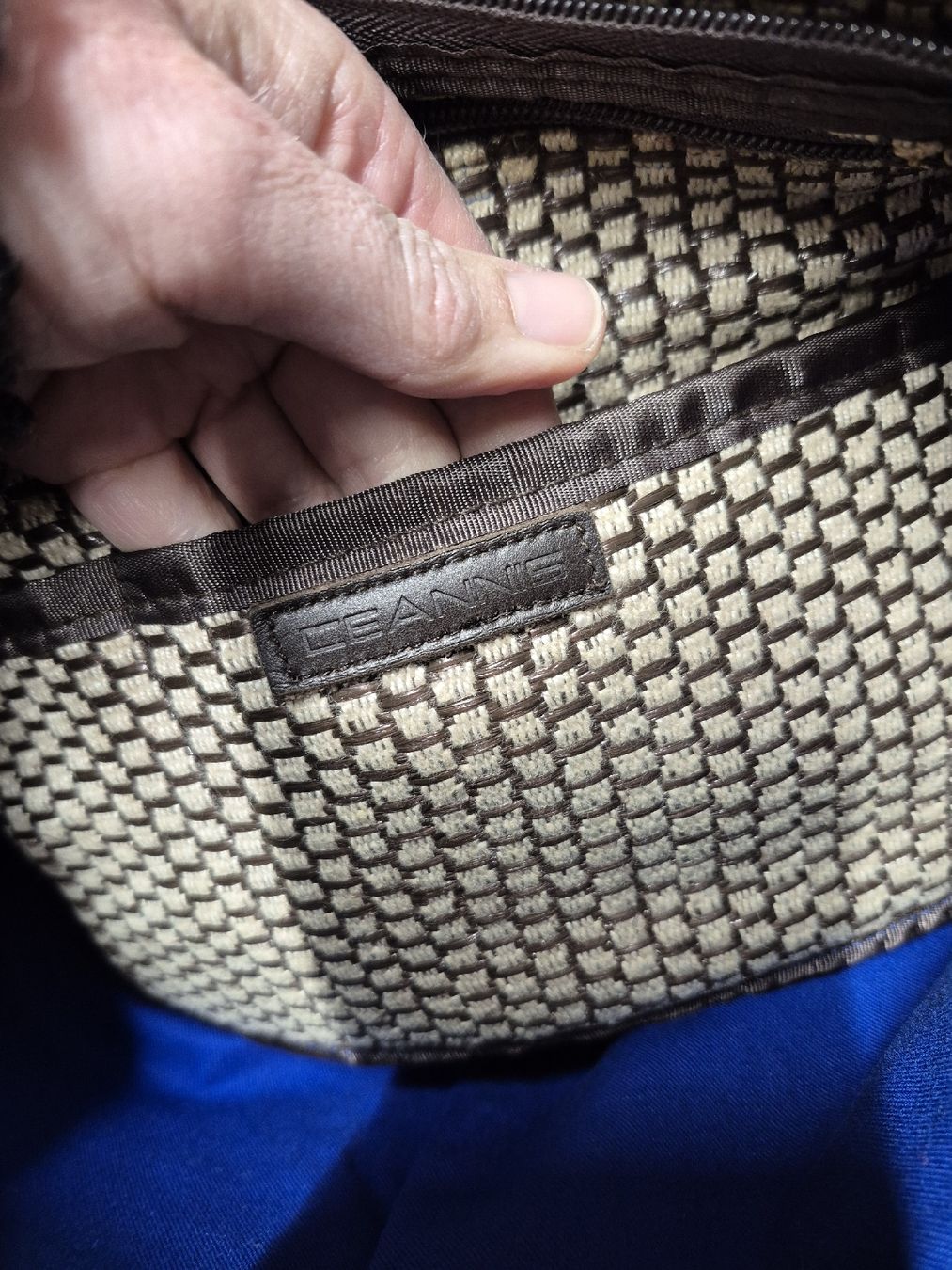 Borse da donna: CEANNIS Tasche, Handtasche, braun gemustert – Usato da Merligen venduto da muss_haben 3