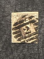 Timbre ancien 10 centimes Poste oblitéré état usagé