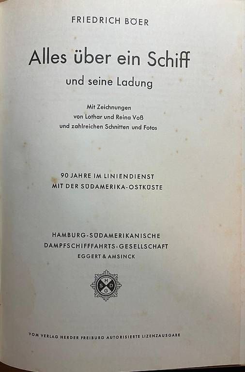 Libri: Alles über ein Schiff und seine Ladung – Usato da Adliswil venduto da Heimite 1