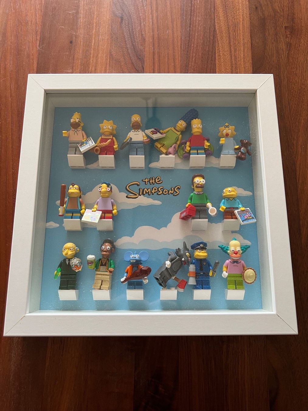 LEGO Simpsons minifigures Series Bilderrahmen (Neuf (Voir