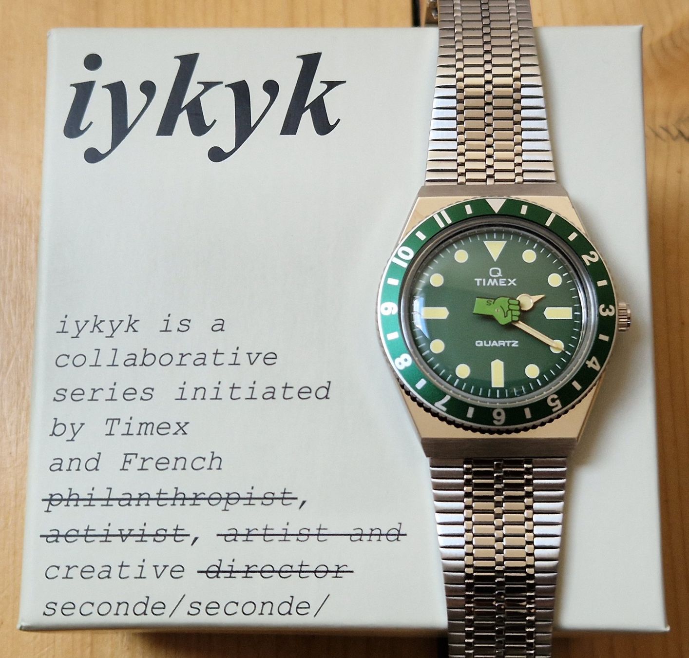 Timex Orologi: Limitierte Timex Q x seconde/seconde Episode 3 – Nuovo (secondo la descrizione) da Basel venduto da simonslap