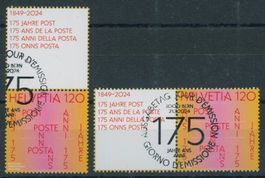 2024 - Post - Zusammenhängende - Ersttag Stempel ET