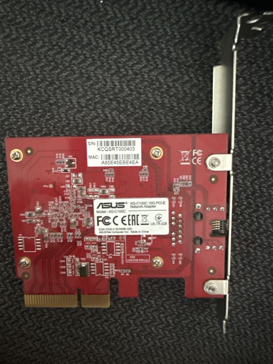 Unità & Adattatore: ASUS XG-C100C 10G Netzwerkadapter – Usato da Bern venduto da fab_tx65 1